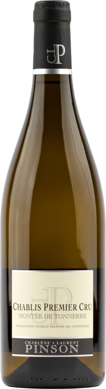 Charlene & Laurent Pinson Chablis Montee de Tonnerre Premier Cru 2018 Front Bottle Shot