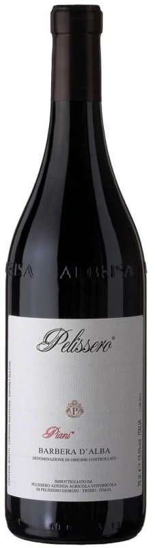 Pelissero Barbera d'Alba Piani 2021 Front Bottle Shot
