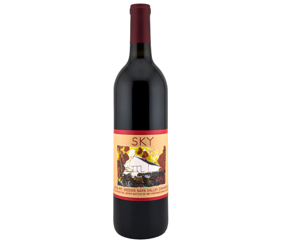 Sky Mt. Veeder Zinfandel 2015 Front Bottle Shot