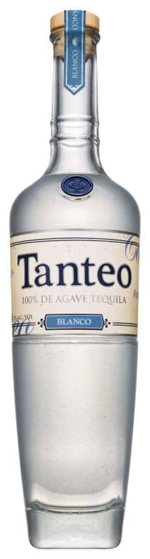 Tanteo Tequila Blanco Front Bottle Shot