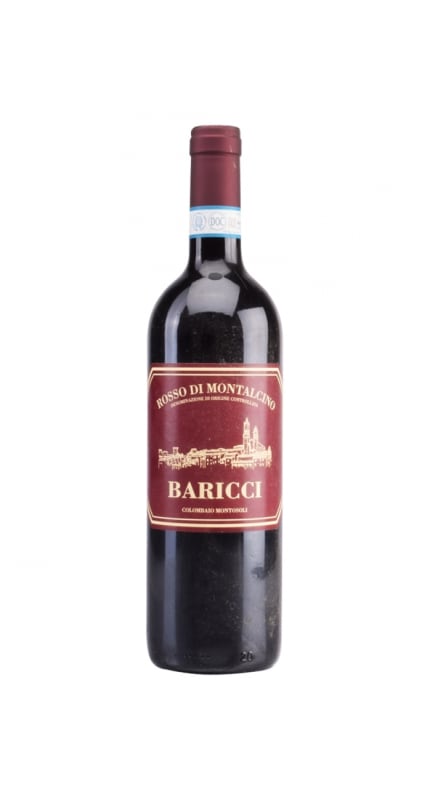 Baricci Montosoli Rosso di Montalcino 2018 Front Bottle Shot