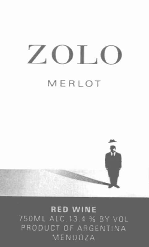 Tapiz Zolo Merlot 2004 Front Label