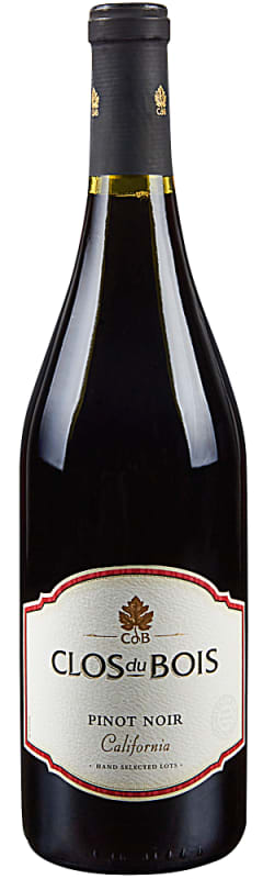 Clos du Bois Pinot Noir 2017 Front Bottle Shot