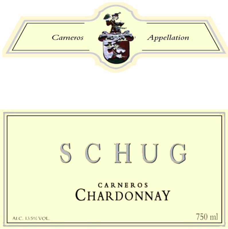 Schug Carneros Chardonnay 2006 Front Label