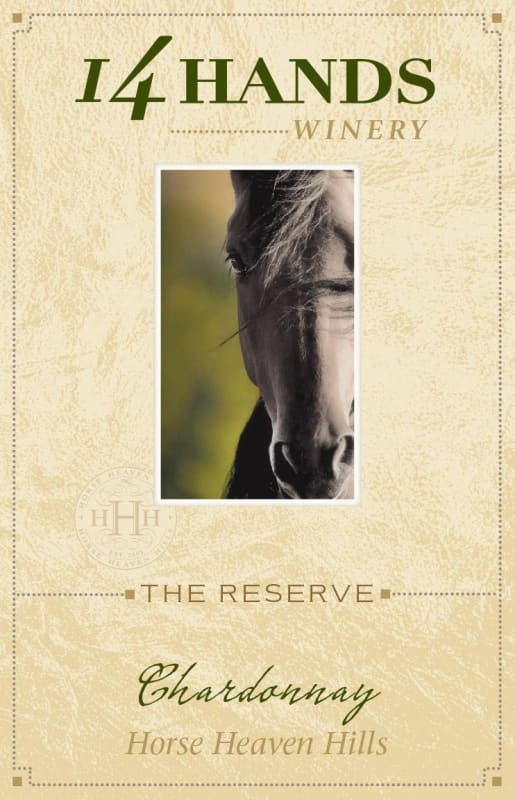 14 Hands The Reserve Chardonnay 2015 Front Label