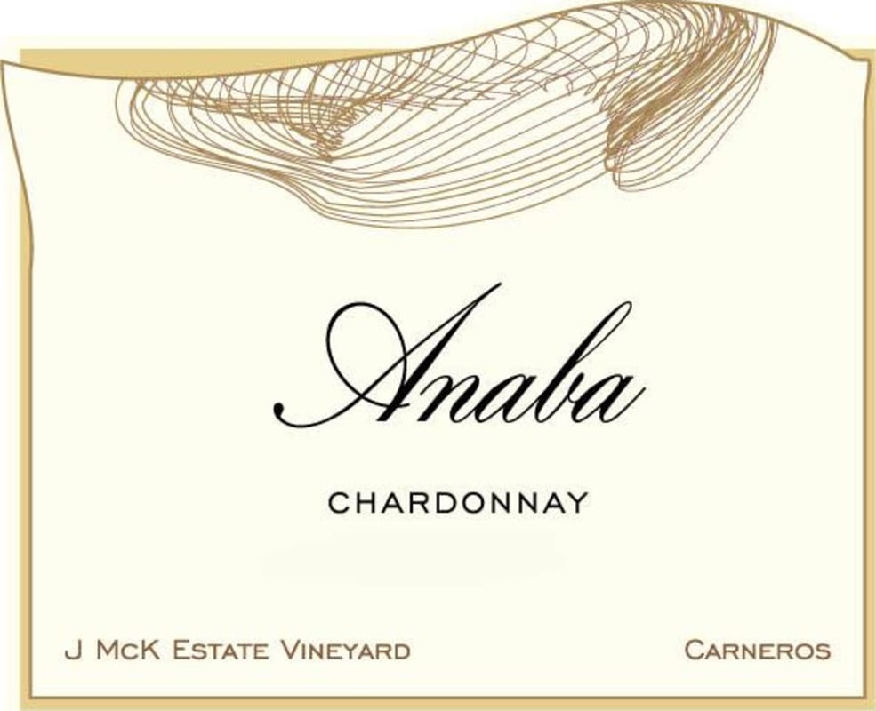 Anaba J McK Estate Vineyard Chardonnay 2014 Front Label