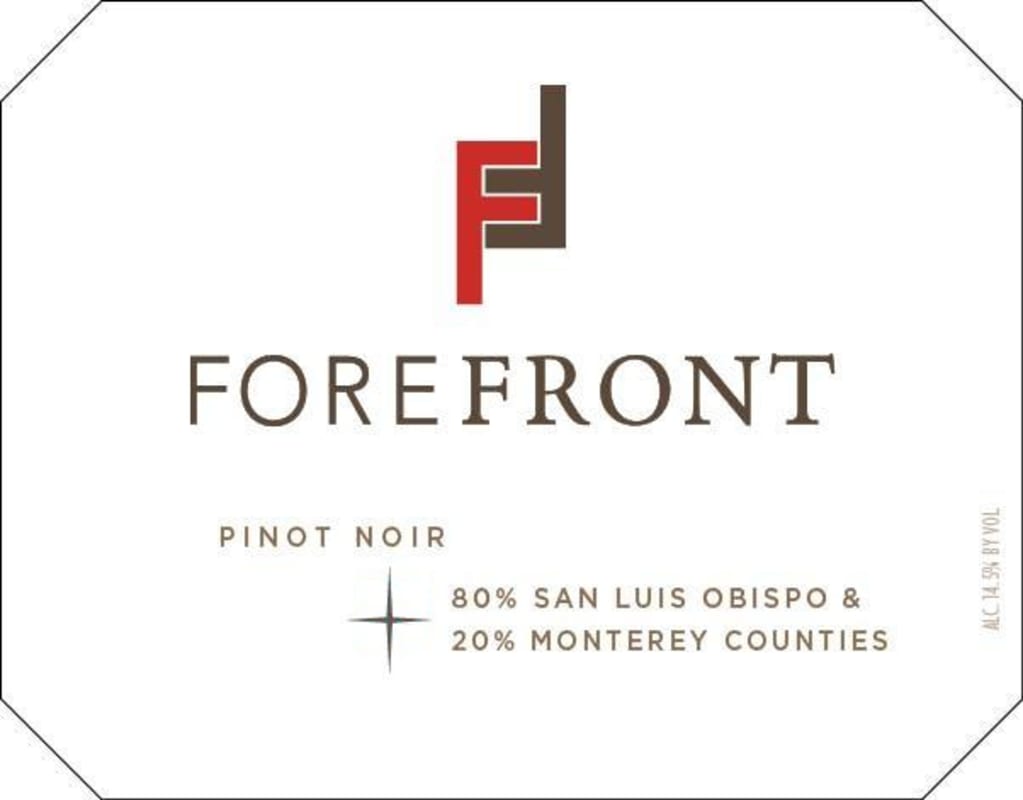 Forefront by Pine Ridge Pinot Noir 2014 Front Label