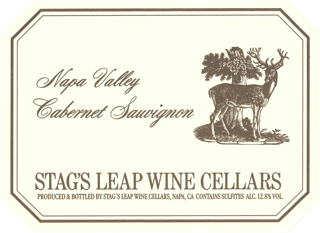 Stag's Leap Wine Cellars Napa Valley Cabernet Sauvignon 1990 Front Label