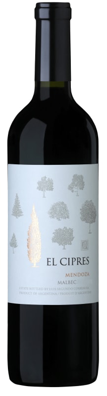Luis Segundo Correas El Cipres Malbec 2021 Front Bottle Shot