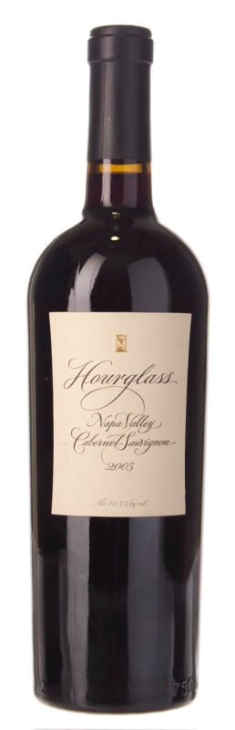 Hourglass Cabernet Sauvignon 2003 Front Bottle Shot