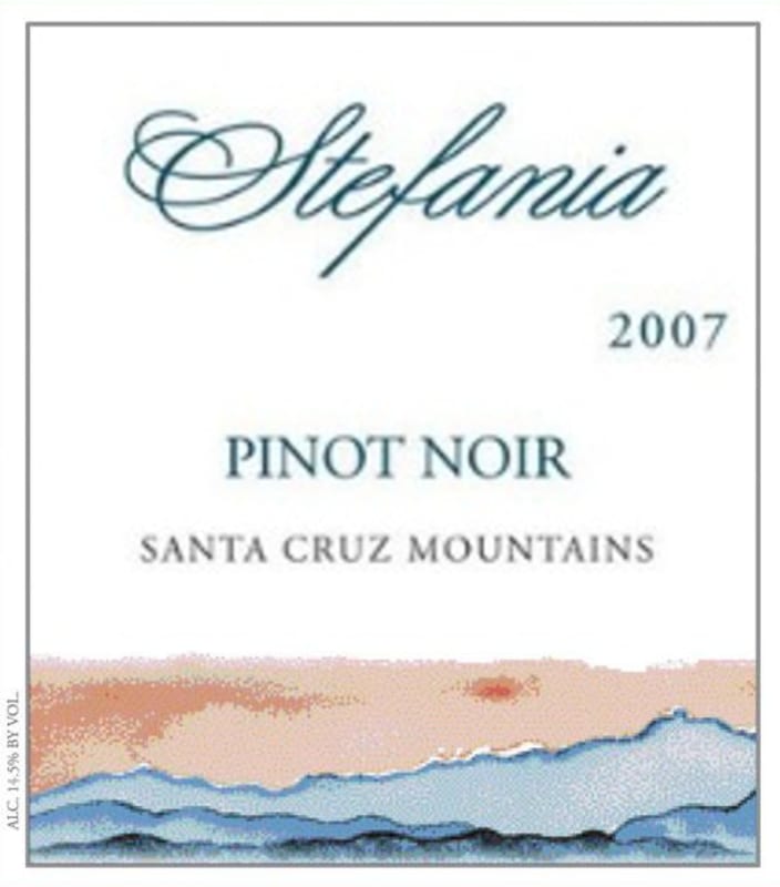 Stefania Wine Pinot Noir 2007 Front Label