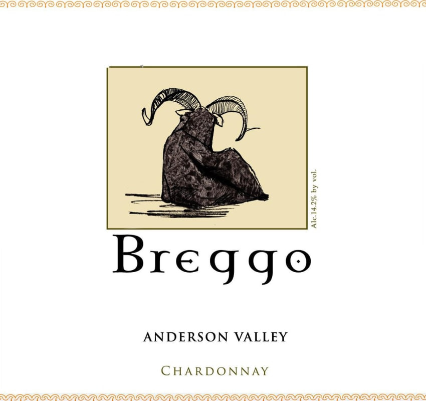 Breggo Cellars Anderson Valley Chardonnay 2010 Front Label