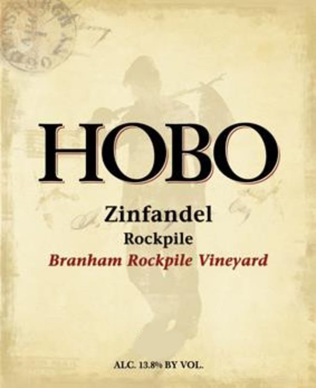 Hobo Wine Company Branham Rockpile Vineyard Zinfandel 2012 Front Label