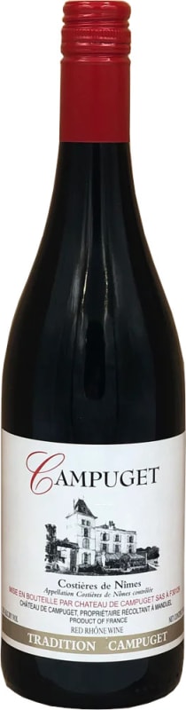 Chateau de Campuget Tradition Red Blend 2020 Front Bottle Shot