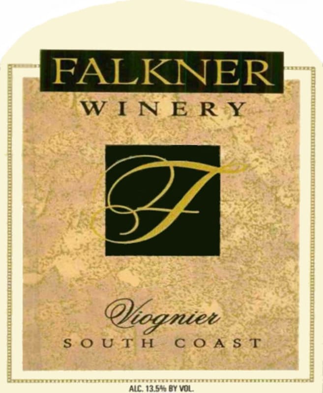 Falkner Winery Viognier 2001 Front Label