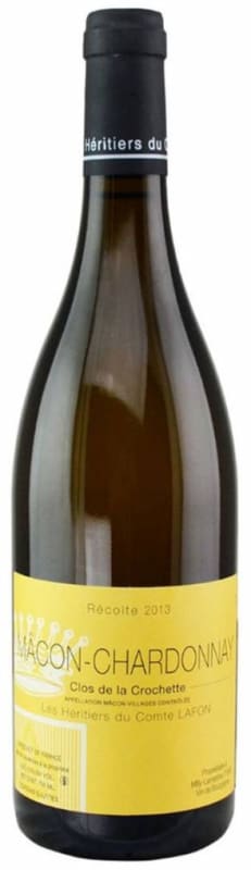 Heritiers du Comte Lafon Macon-Chardonnay Clos de la Crochette 2017 Front Bottle Shot
