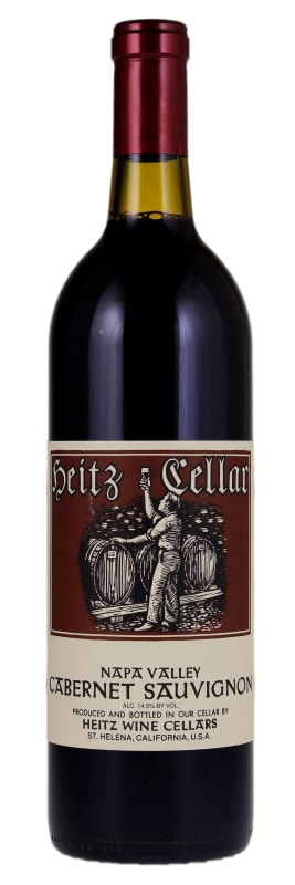 Heitz Cellar Napa Valley Cabernet Sauvignon 2002 Front Bottle Shot