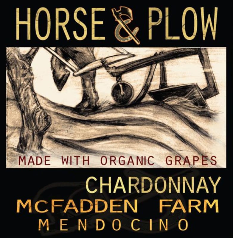 Horse & Plow Winery McFadden Farm Chardonnay 2010 Front Label