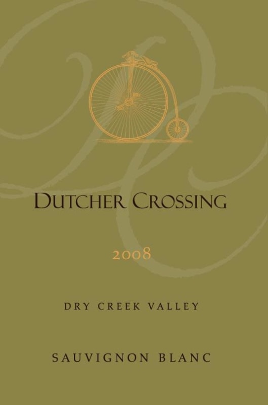 Dutcher Crossing Winery Sauvignon Blanc 2008 Front Label