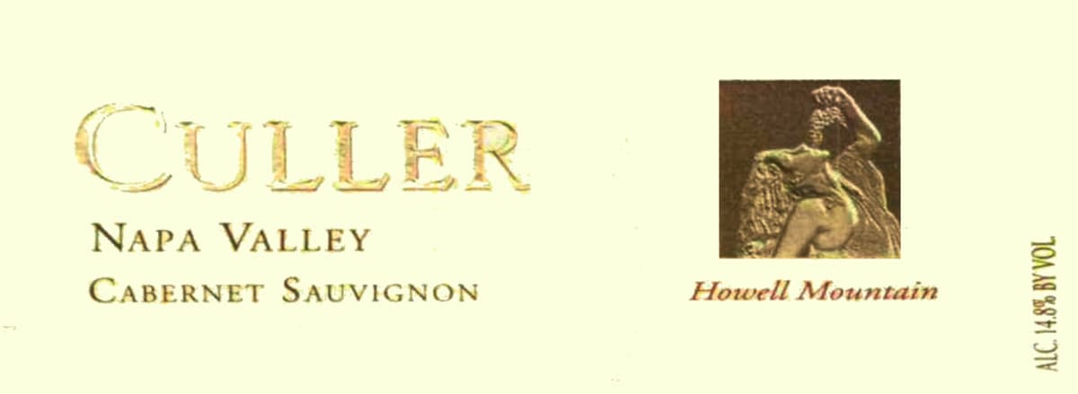 Culler Wines Cabernet Sauvignon 2007 Front Label