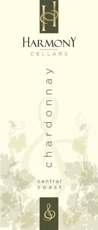 Harmony Cellars Chardonnay 2015 Front Label