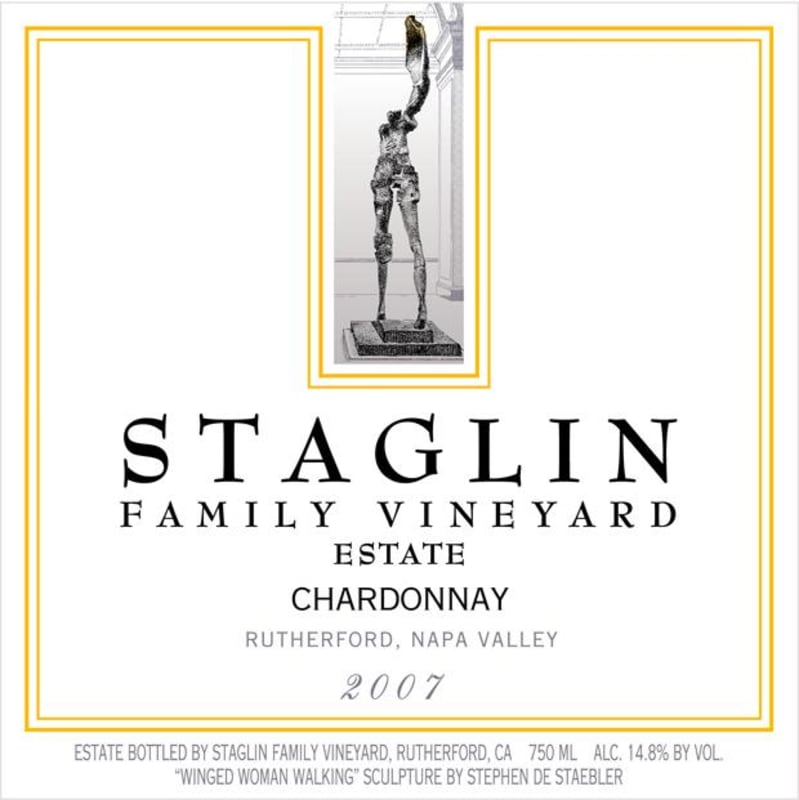 Staglin Estate Chardonnay 2007 Front Label