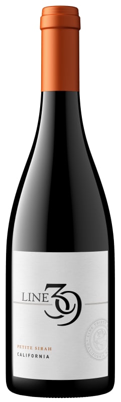 Line 39 Petite Sirah 2021 Front Bottle Shot