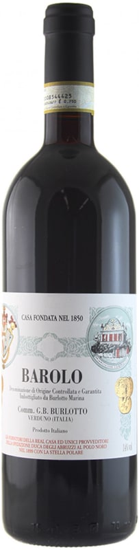 G.B. Burlotto Barolo 2015 Front Bottle Shot