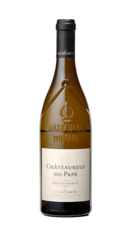 Roger Sabon Chateauneuf-du-Pape Renaissance Blanc 2017 Front Bottle Shot