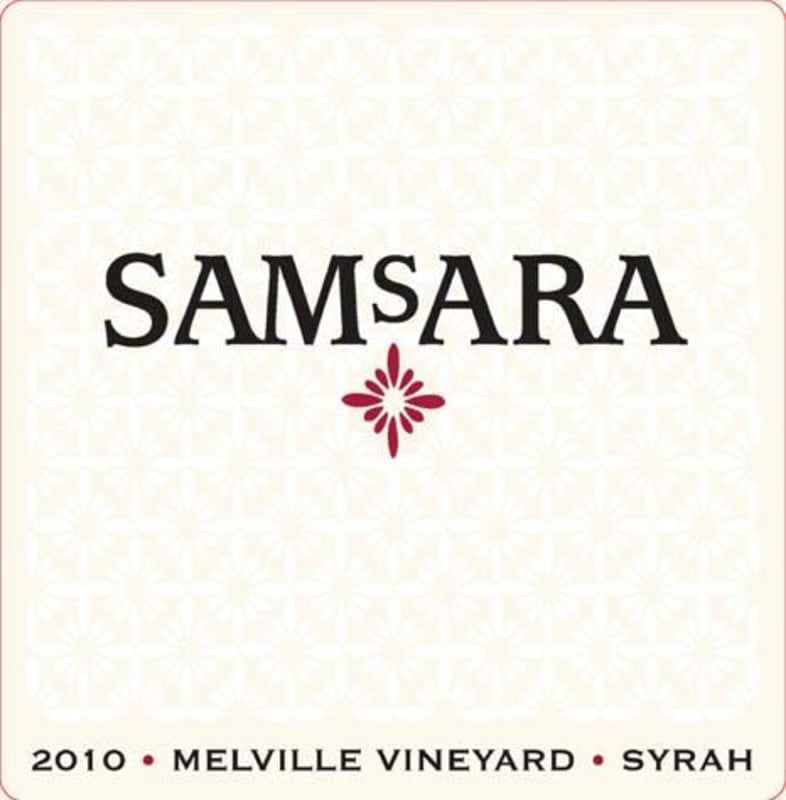 SAMsARA Melville Vineyard Syrah 2010 Front Label