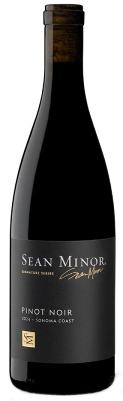 Sean Minor Sonoma Coast Pinot Noir 2024 Front Bottle Shot