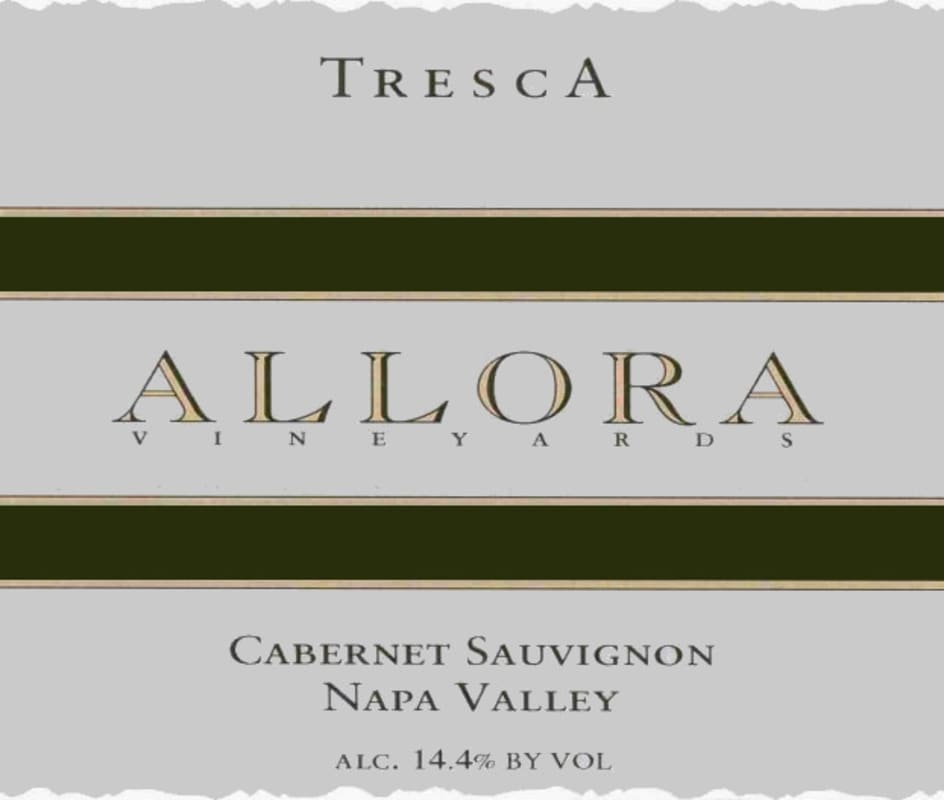 Allora Tresca Cabernet Sauvignon 2004 Front Label