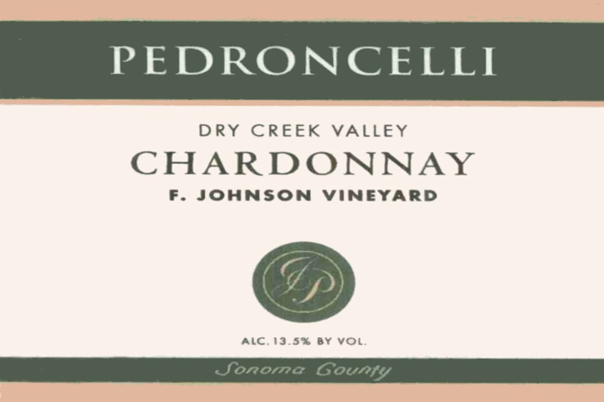 Pedroncelli Frank Johnson Vineyard Chardonnay 2011 Front Label