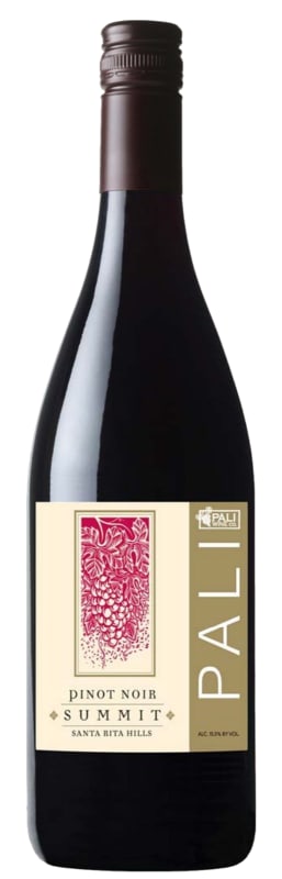 Pali Wine Co Summit Pinot Noir 2017 Front Bottle Shot