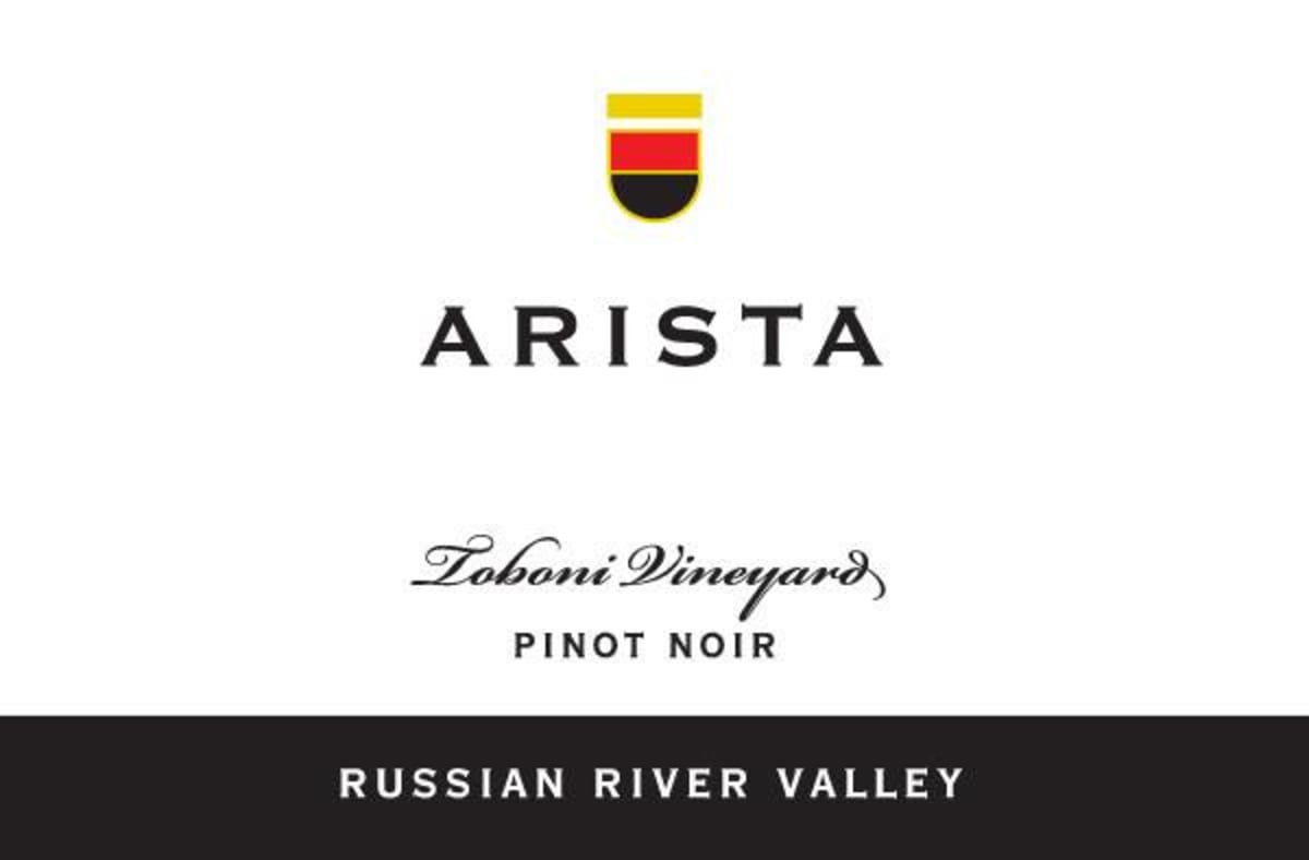 Arista Winery Toboni Vineyard Pinot Noir 2010 Front Label