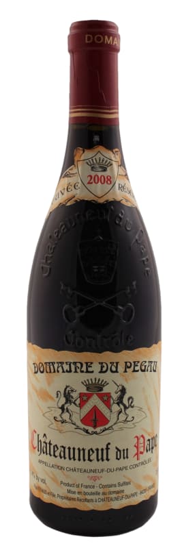 Domaine Pegau Chateauneuf-du-Pape Cuvee Reservee 2008 Front Bottle Shot