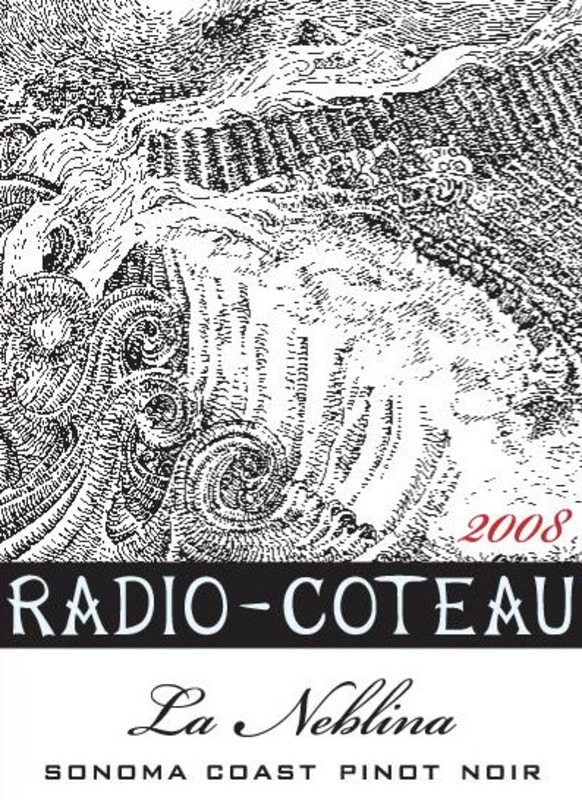 Radio-Coteau La Neblina Pinot Noir 2008 Front Label