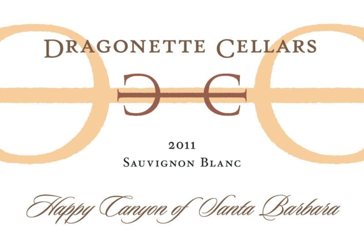 Dragonette Cellars Happy Canyon Sauvignon Blanc 2011 Front Label