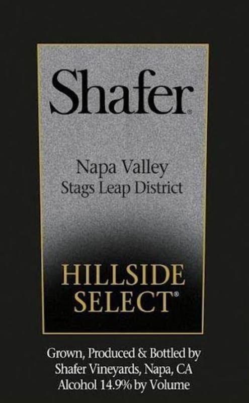 Shafer Hillside Select Cabernet Sauvignon (1.5 Liter Magnum) 2000 Front Label