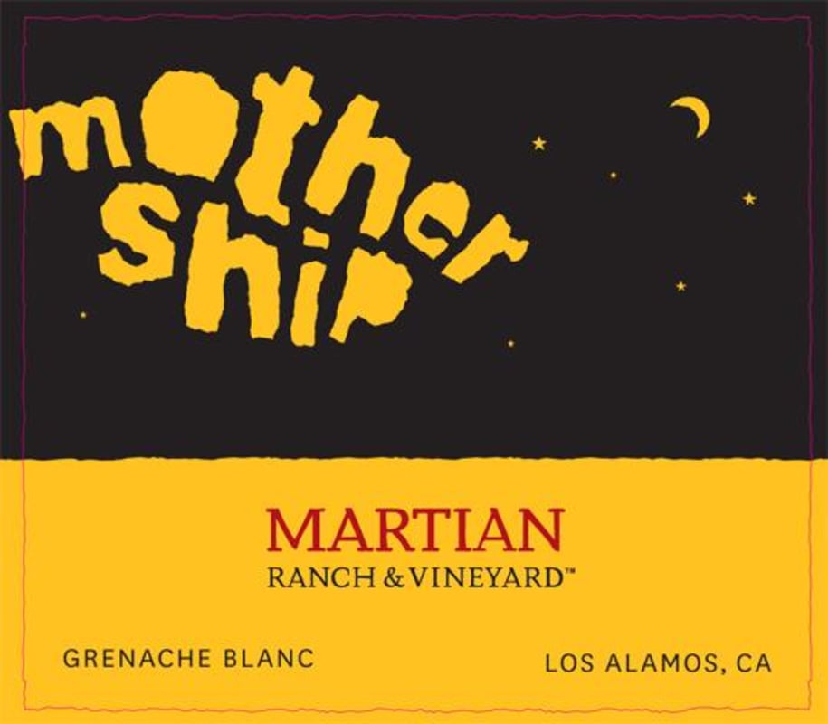 Martian Mothership Grenache Blanc 2011 Front Label