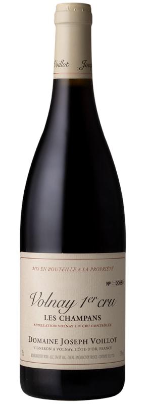 Domaine Joseph Voillot Volnay Les Champans Premier Cru 2022 Front Bottle Shot