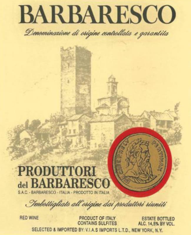 Produttori del Barbaresco Barbaresco (3 Liter Bottle) 2021 Front Label
