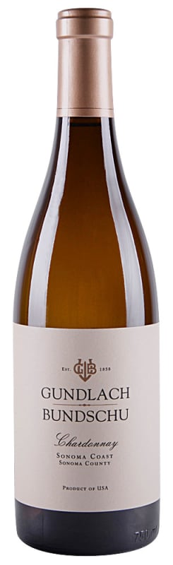 Gundlach Bundschu Chardonnay 2016 Front Bottle Shot