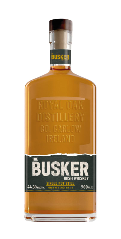The Busker Single Pot Still Irish Whiskey (700ML) Front Bottle Shot