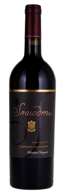 Snowden Brothers Vineyard Cabernet Sauvignon 2018 Front Bottle Shot