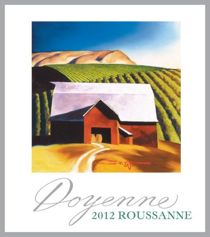 DeLille Doyenne Roussanne 2012 Front Label