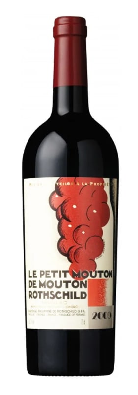 Chateau Mouton Rothschild Le Petit Mouton 2009 Front Bottle Shot