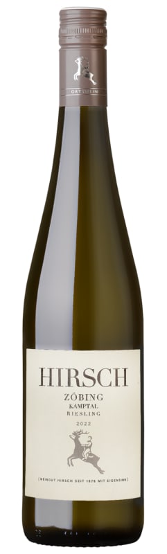 Weingut Hirsch Zobing Riesling 2022 Front Bottle Shot