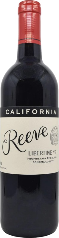 Reeve Libertine No. 7 Red Blend Front Bottle Shot