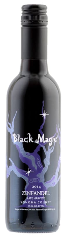 Carol Shelton Black Magic Late Harvest Zinfandel (375ML half-bottle) 2014 Front Bottle Shot